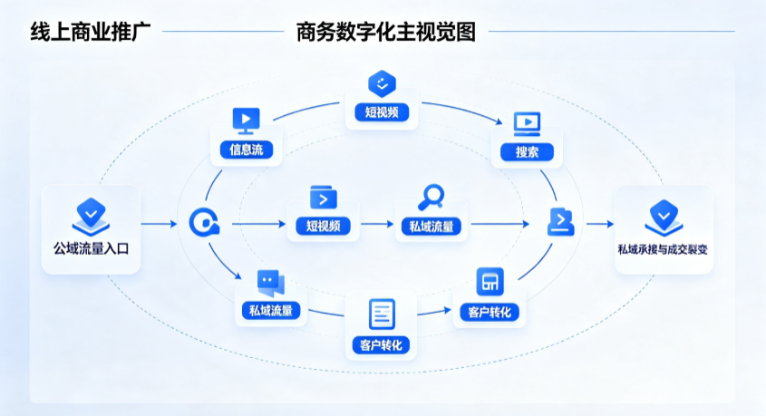 门头沟区线上商业推广怎么做？全域流量闭环搭建与低成本转化实战指南
